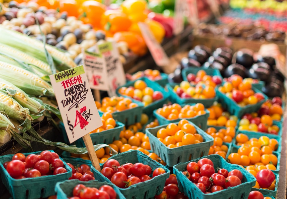 Local food from a farmer’s market